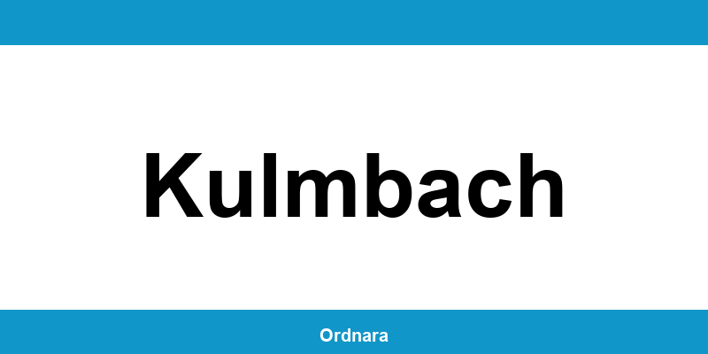 Kontakt zur Polizeiinspektion Kulmbach