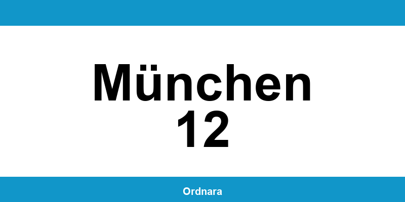 Kontakt zur Polizeiinspektion München 12