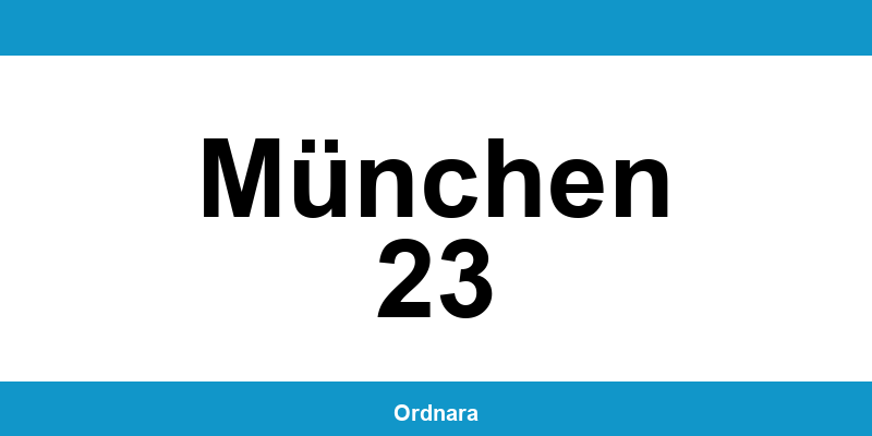 Kontakt zur Polizeiinspektion München 23