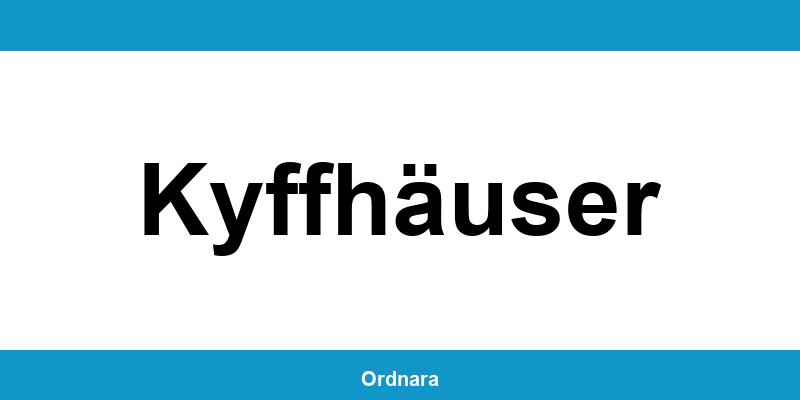 Kontakt zur Polizeiinspektion Kyffhäuser