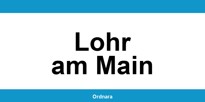 Kontakt zur Polizeiinspektion Lohr am Main