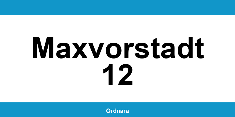 Kontakt zur Polizeiinspektion Maxvorstadt 12