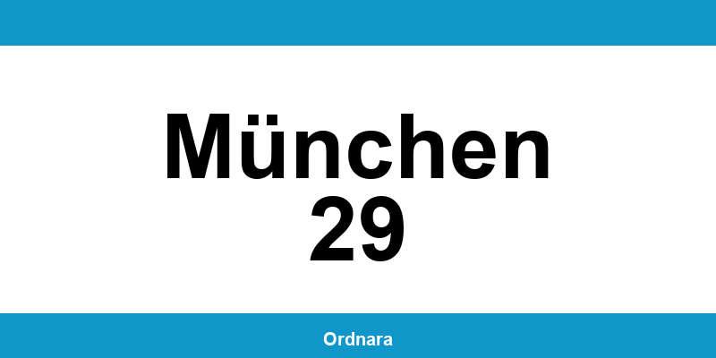 Kontakt zur Polizeiinspektion München 29
