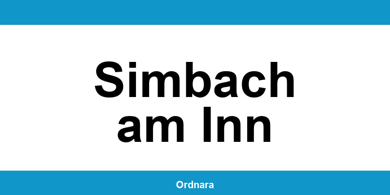 Kontakt zur Polizeiinspektion Simbach am Inn