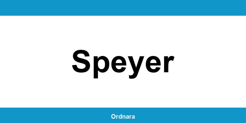 Kontakt zur Polizeiinspektion Speyer