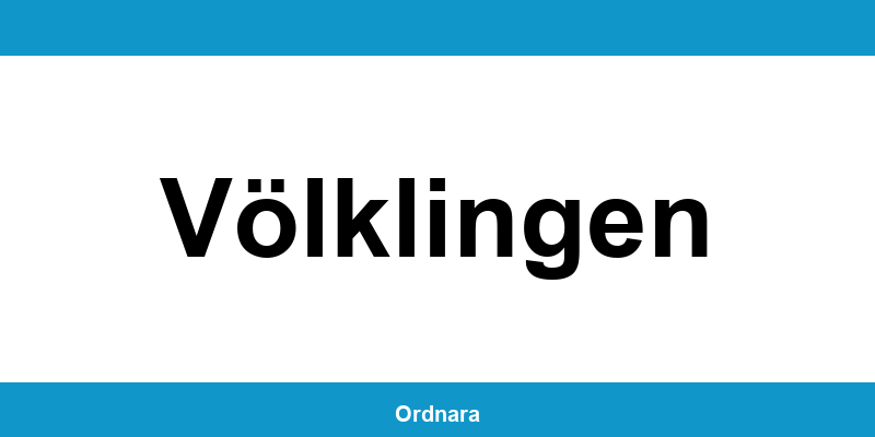 Kontakt zur Polizeiinspektion Völklingen