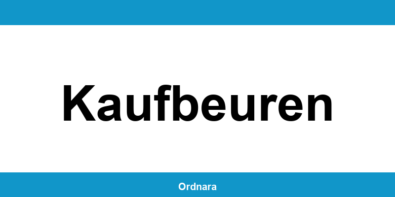 Kontakt zur Polizeiinspektion Kaufbeuren