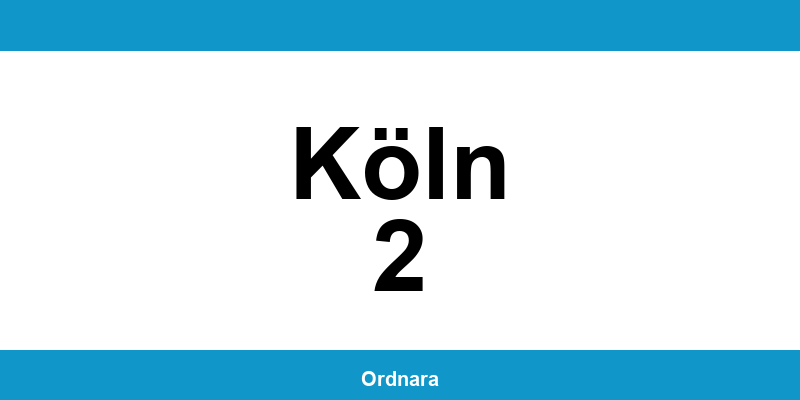 Kontakt zur Polizeiinspektion Köln 2