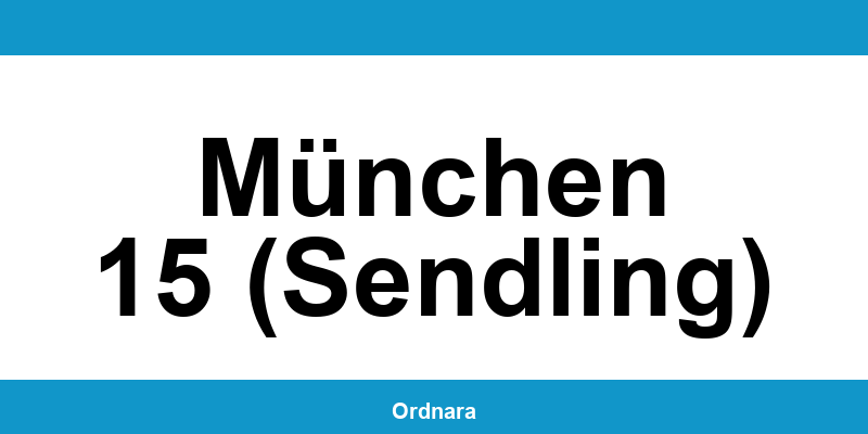 Kontakt zur Polizeiinspektion München 15 (Sendling)